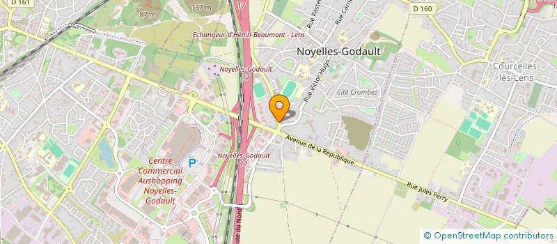 localisation de l'entreprise MONSIEUR GREGORY LEFEBVRE  NOYELLES-GODAULT