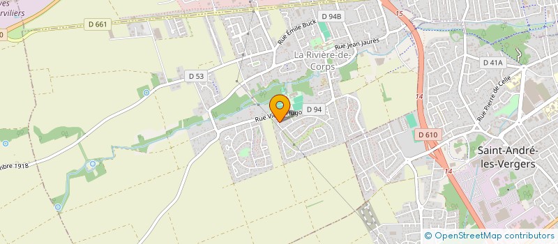 localisation de l'entreprise MONSIEUR GREGORY LEMOINE  LA RIVIERE-DE-CORPS