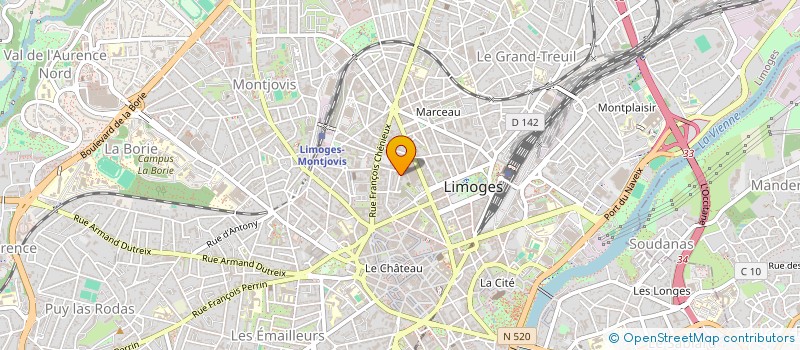 localisation de l'entreprise MONSIEUR GREGORY LEONE à LIMOGES