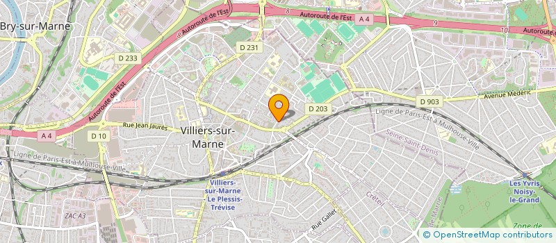 localisation de l'entreprise MONSIEUR GREGORY LEPLATRE  VILLIERS-SUR-MARNE