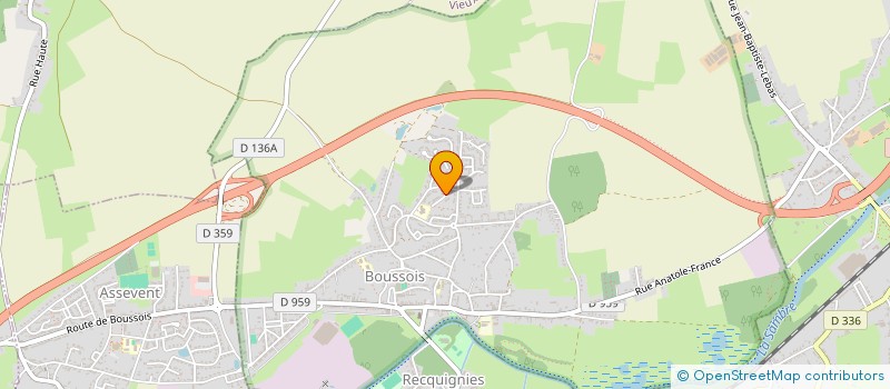 localisation de l'entreprise MONSIEUR GREGORY LEPORCQ  BOUSSOIS