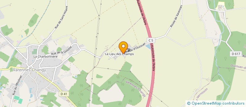 localisation de l'entreprise MONSIEUR GREGORY LEQUATRE à OUZOUER-DES-CHAMPS