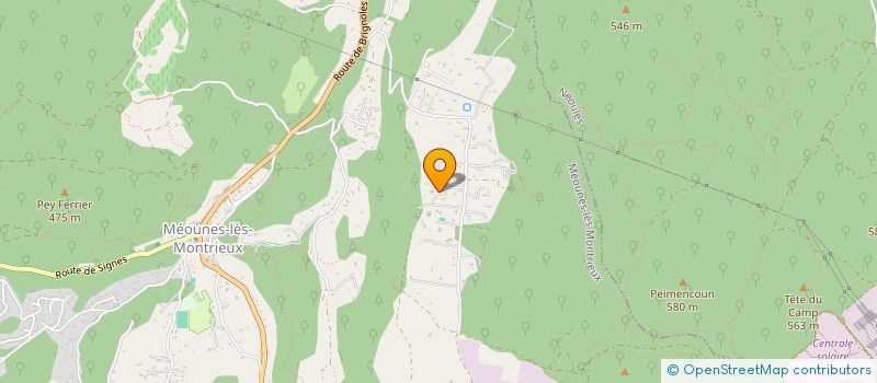 localisation de l'entreprise MONSIEUR GREGORY LEQUIN  MEOUNES-LES-MONTRIEUX