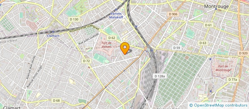 localisation de l'entreprise MONSIEUR GREGORY LEROUX  CHATILLON