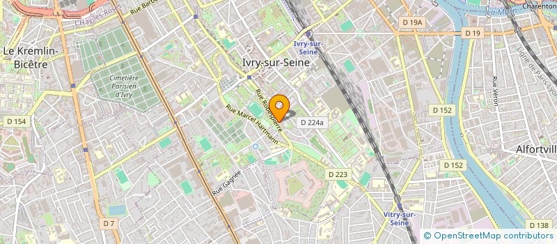 localisation de l'entreprise MONSIEUR GREGORY LETERRIER à IVRY-SUR-SEINE