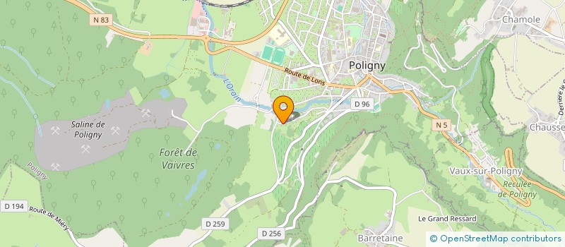 localisation de l'entreprise MONSIEUR GREGORY LHOMME à POLIGNY