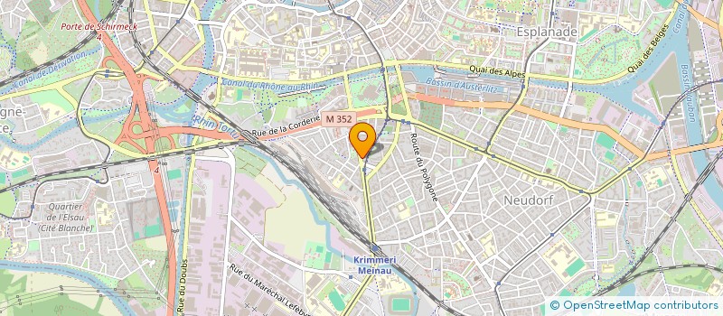 localisation de l'entreprise MONSIEUR GREGORY LINCKER à STRASBOURG