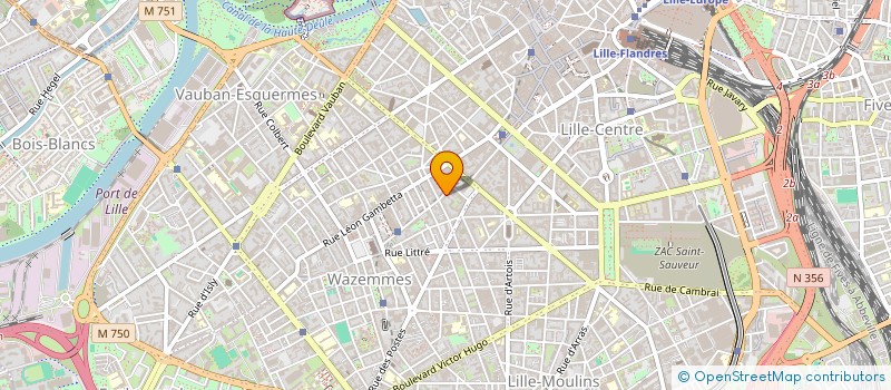 localisation de l'entreprise MONSIEUR GREGORY LOMBART à LILLE