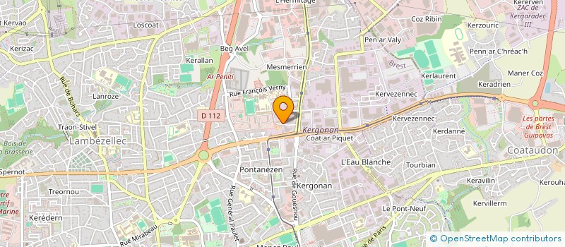 localisation de l'entreprise MONSIEUR GREGORY LONGUET à BREST