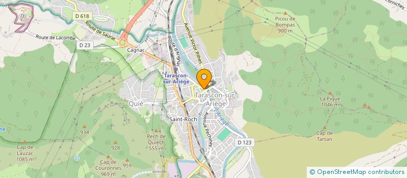 localisation de l'entreprise MONSIEUR GREGORY LOPEZ à TARASCON-SUR-ARIEGE