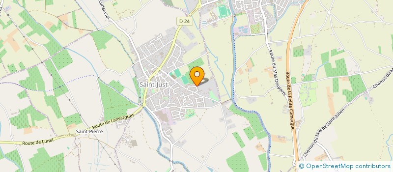 localisation de l'entreprise MONSIEUR GREGORY LOPEZ  SAINT-JUST