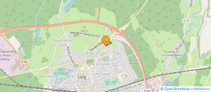 localisation de l'entreprise MONSIEUR GREGORY LOUVIOT  LURE