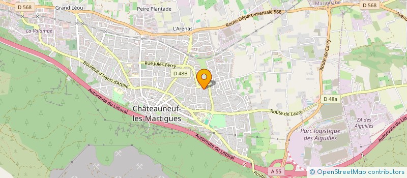 localisation de l'entreprise MONSIEUR GREGORY LOYAU à CHATEAUNEUF-LES-MARTIGUES