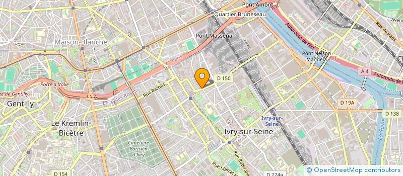 localisation de l'entreprise MONSIEUR GREGORY LUCIEN PLAMIERI LANTERNIER  IVRY-SUR-SEINE