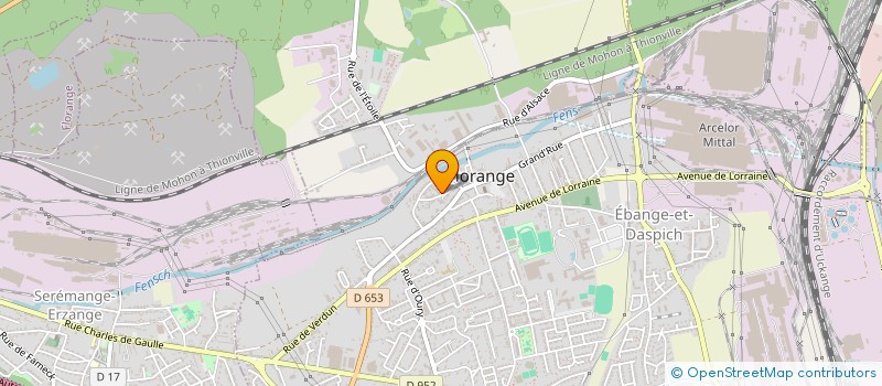 localisation de l'entreprise MONSIEUR GREGORY MACIN  FLORANGE