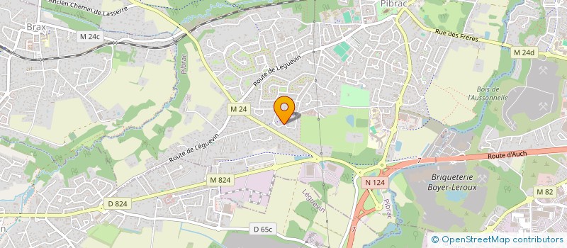 localisation de l'entreprise MONSIEUR GREGORY MAGAL  PIBRAC