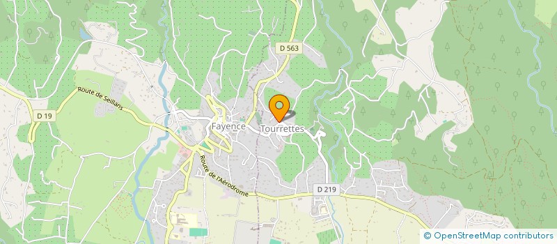 localisation de l'entreprise MONSIEUR GREGORY MAGNIN  TOURRETTES