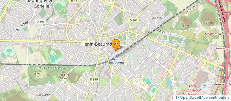 localisation de l'entreprise MONSIEUR GREGORY MALBRANQUE  VITRY-EN-ARTOIS