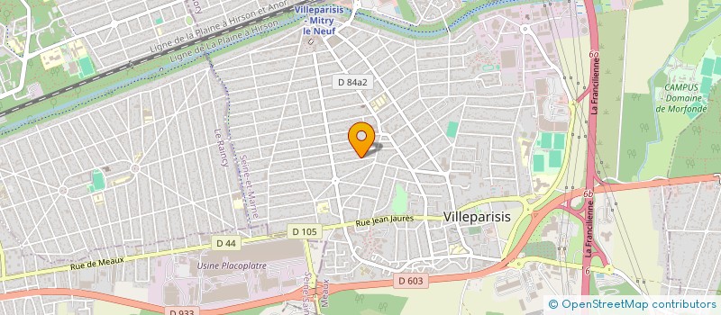 localisation de l'entreprise MONSIEUR GREGORY MALLET  VILLEPARISIS