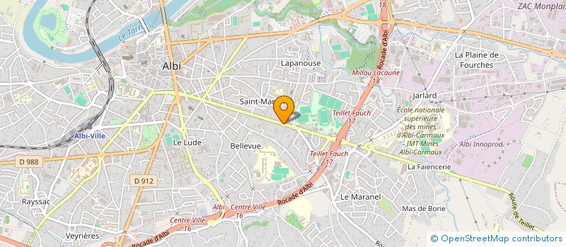 localisation de l'entreprise MONSIEUR GREGORY MAMBETOV  ALBI