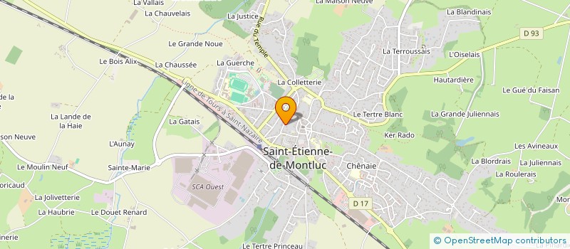 localisation de l'entreprise MONSIEUR GREGORY MANCEAU à BLANQUEFORT-SUR-BRIOLANCE