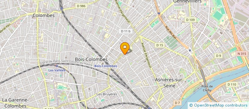 localisation de l'entreprise MONSIEUR GREGORY MANCHAUD à ASNIERES-SUR-SEINE