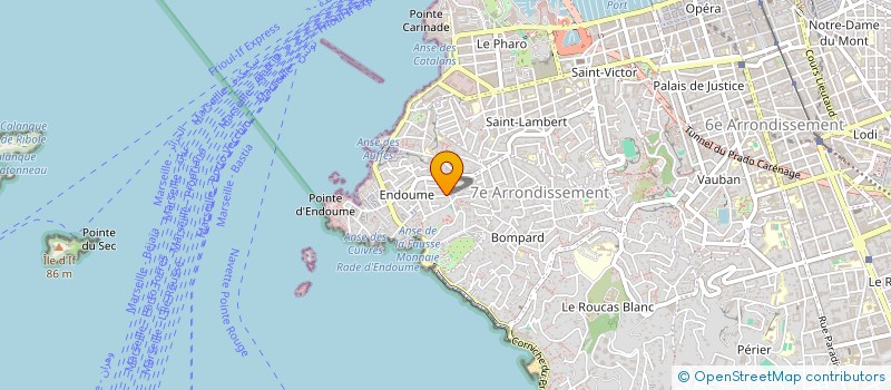 localisation de l'entreprise MONSIEUR GREGORY MANENTI  MARSEILLE