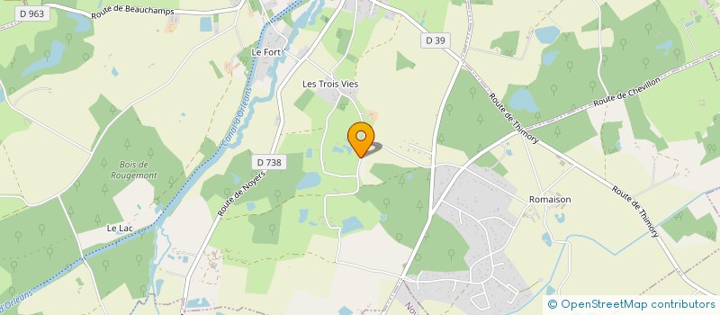 localisation de l'entreprise MONSIEUR GREGORY MANIEZ  CHAILLY-EN-GATINAIS