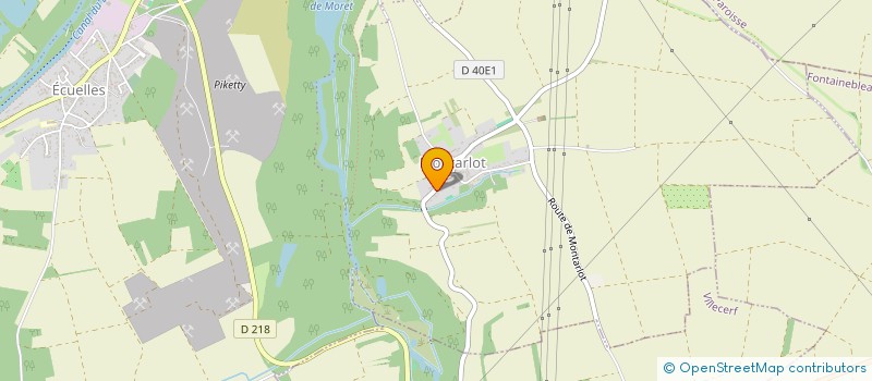 localisation de l'entreprise MONSIEUR GREGORY MARCHAND  MORET-LOING-ET-ORVANNE