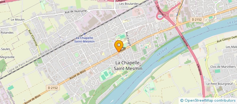 localisation de l'entreprise MONSIEUR GREGORY MARCHENAY à LA CHAPELLE-SAINT-MESMIN