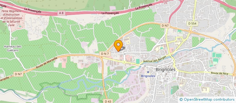 localisation de l'entreprise MONSIEUR GREGORY MARCONI  BRIGNOLES