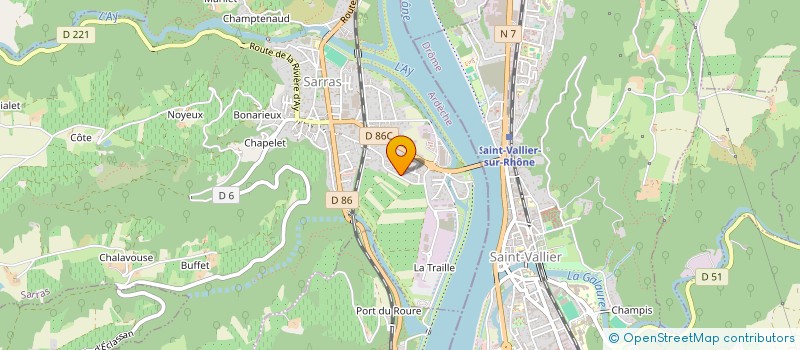 localisation de l'entreprise MONSIEUR GREGORY MARCOUX  SARRAS