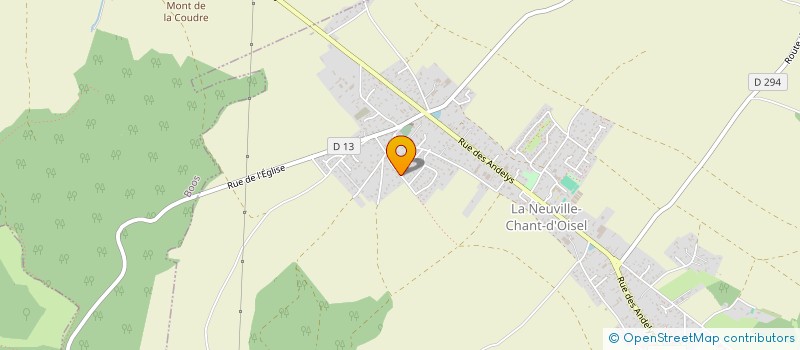 localisation de l'entreprise MONSIEUR GREGORY MARESQUIER  LA NEUVILLE-CHANT-D'OISEL