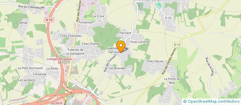 localisation de l'entreprise MONSIEUR GREGORY MARIA à BALZAC