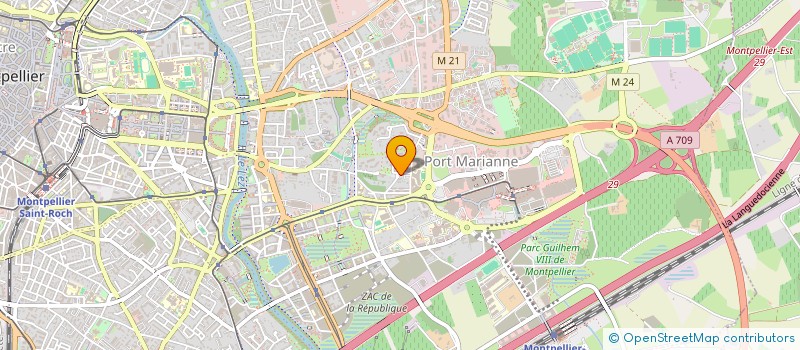 localisation de l'entreprise MONSIEUR GREGORY MARMU à MONTPELLIER