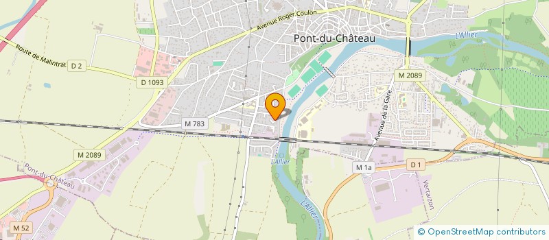 localisation de l'entreprise MONSIEUR GREGORY MARON  PONT-DU-CHATEAU