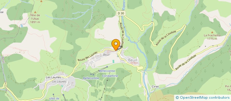 localisation de l'entreprise MONSIEUR GREGORY MARSAL  BEUIL