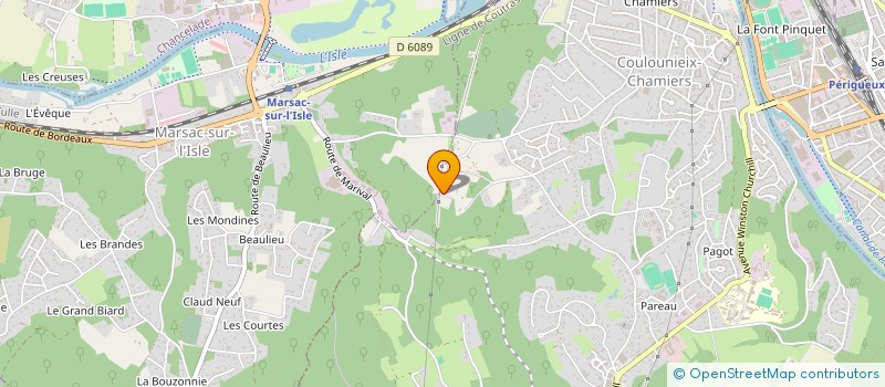 localisation de l'entreprise MONSIEUR GREGORY MARTEAU  COULOUNIEIX-CHAMIERS