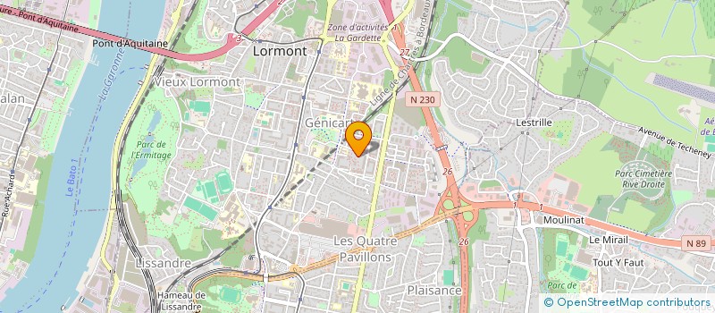 localisation de l'entreprise MONSIEUR GREGORY MARTIAL  LORMONT