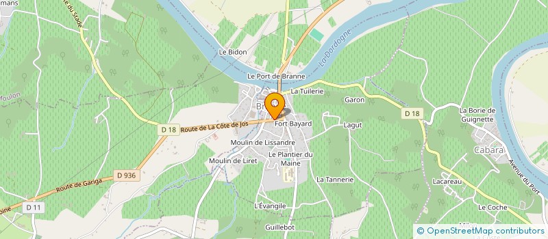 localisation de l'entreprise MONSIEUR GREGORY MARTIN à BRANNE