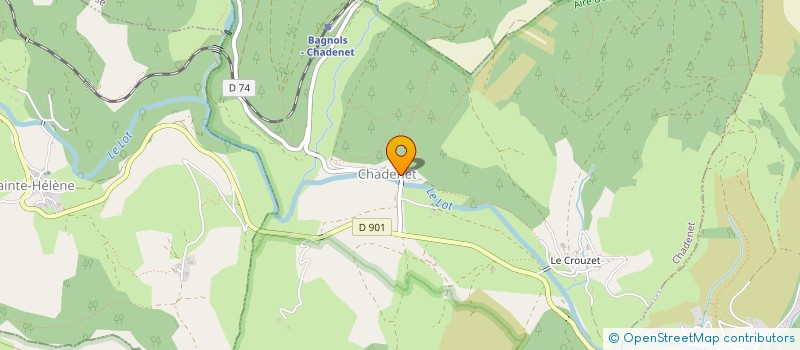 localisation de l'entreprise MONSIEUR GREGORY MARTIN  CHADENET