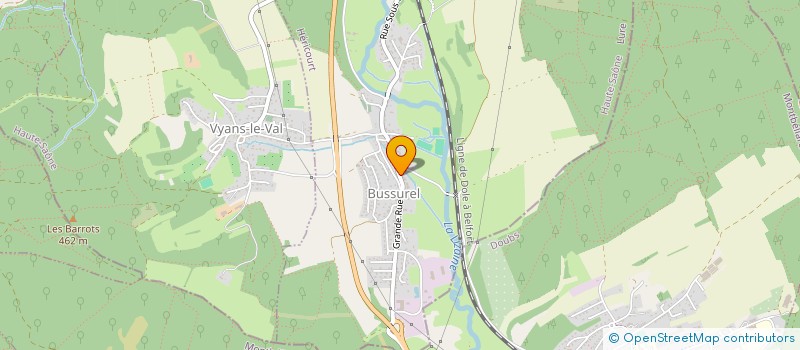 localisation de l'entreprise MONSIEUR GREGORY MARTIN  CHAGEY