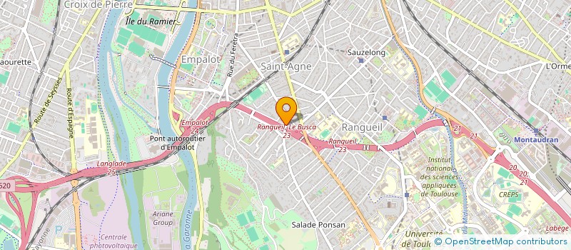 localisation de l'entreprise MONSIEUR GREGORY MARTINEZ  TOULOUSE