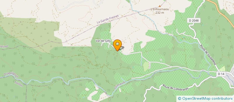 localisation de l'entreprise MONSIEUR GREGORY MASCLAUX  GRIMAUD