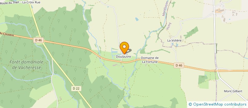 localisation de l'entreprise MONSIEUR GREGORY MASSE  VOUSSAC