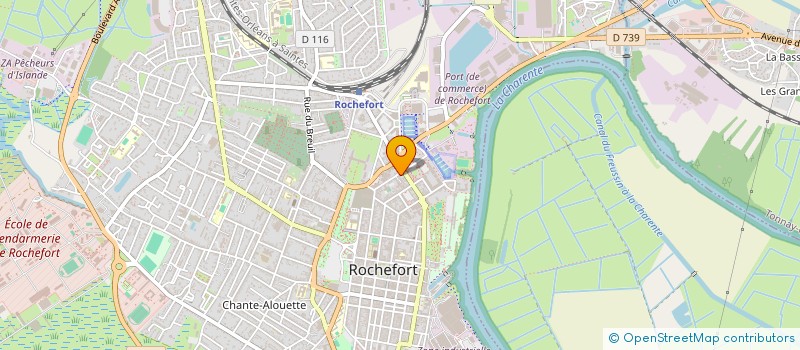 localisation de l'entreprise MONSIEUR GREGORY MASSONNEAU  ROCHEFORT