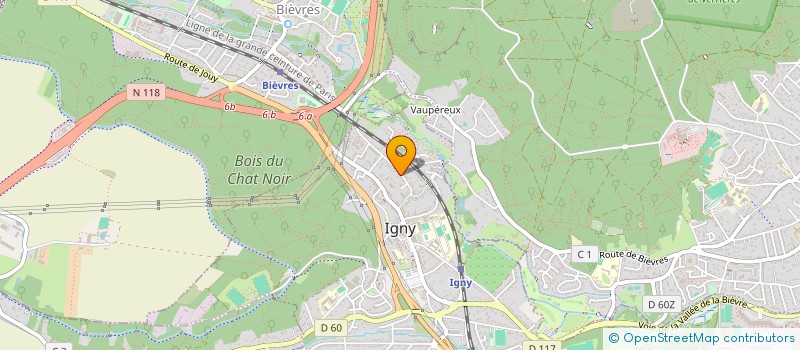 localisation de l'entreprise MONSIEUR GREGORY MATHIEU  IGNY