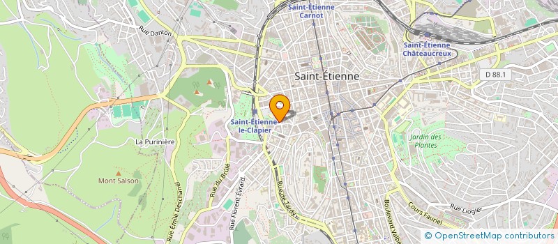 localisation de l'entreprise MONSIEUR GREGORY MAVRIDORAKIS  SAINT-ETIENNE