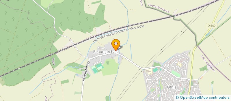 localisation de l'entreprise MONSIEUR GREGORY MAYAMA VESVRE  OTHIS