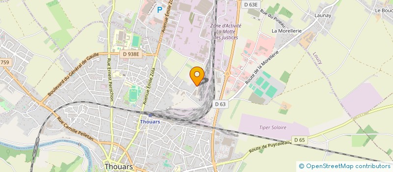 localisation de l'entreprise MONSIEUR GREGORY MAZZOBEL  THOUARS